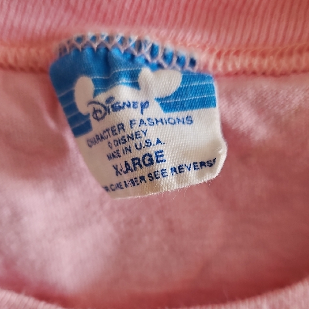 Rare Pink Minnie Mouse 1980's Disney World Epcot Center Tee Shirt. - Picture 2 of 9